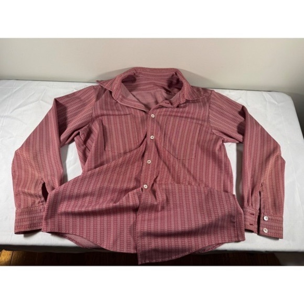 2 shirt combo. Read Listing. VTG 70s Gingham Western Button Down Shirt Geometric